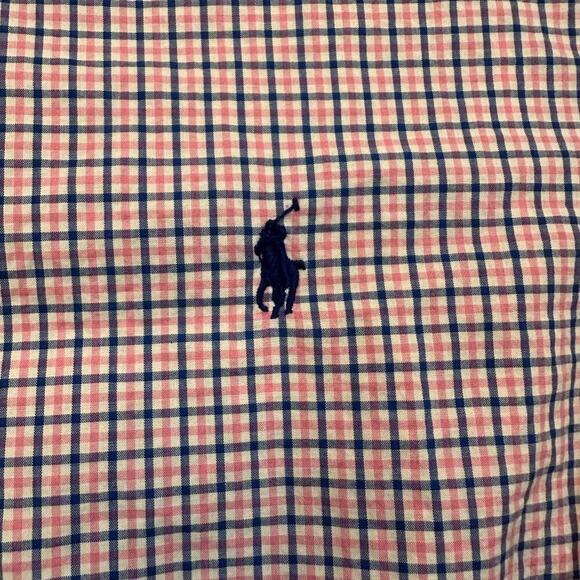 Ralph Lauren Polo Button Front Plaid Classic Fit Dress Shirt. - Picture 3 of 6